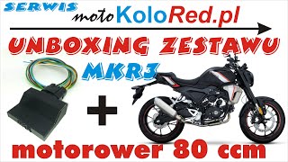 Unboxing zestawu mKR3 do tuningu motoroweru na 80 ccm silnik 139FMB [upl. by Yhtorod549]