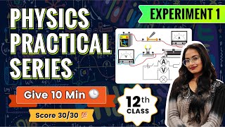 Ohm’s Law experiment class 12  ohmslaw top coaching [upl. by Atina676]