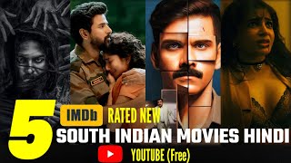 Top 5 Highest IMDB Rated South Indian Hindi Dubbed Movies  New South Hindi Dubbed Films [upl. by Yrroc615]