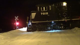 NS 427 Coke Train On NKP To Ashtabula Harbor For StorageRailFanningMadison amp Ashtabula Ohio [upl. by Sacttler]