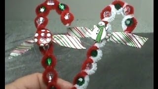 DIYMake Super Easy amp Adorable Beaded Candy Cane Ornaments [upl. by Recnal]