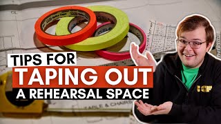 How Do Stage Managers Tape Out a Rehearsal Room The Almost Complete Guide to Stage Management 9 [upl. by Cower354]