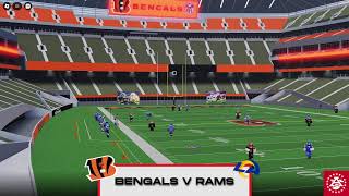 Bengals vs Rams  AFLUF [upl. by Rabaj]