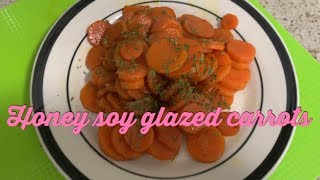 Honey soy glazed carrotsEasy recipe007 [upl. by Manley]