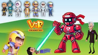 vir the robot boy new episode  robo boy  vir the robot boy  vir the robot boy  veer  cartoon [upl. by Suixela450]