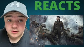 EPIC Battlefield Run Scene  1917 REACTION [upl. by Yziar]