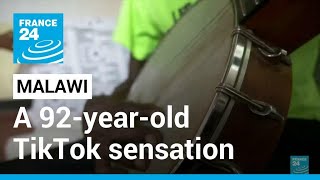 TikTok fame wins Malawi singer 92 birthday party with president • FRANCE 24 English [upl. by Enitsua]