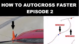 How to Autocross Faster  Ep 2  Slaloms Will Make or Break You Do This to Win [upl. by Esalb836]