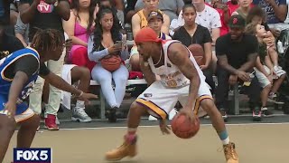 Rucker Park Streetball Championship Game draws big names [upl. by Ttezil683]