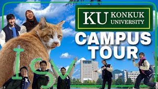 Konkuk University Campus Tour  Seoul South Korea [upl. by Buell]