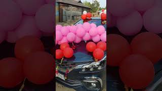 Car balloon decoration [upl. by Weinert]