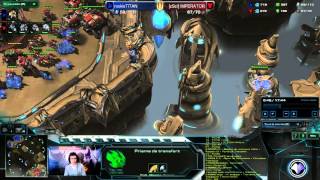 Mini BO LOTV tuto Protoss vs Terran 4Gates Adepte Prisme into GG Timing [upl. by Yanehs]