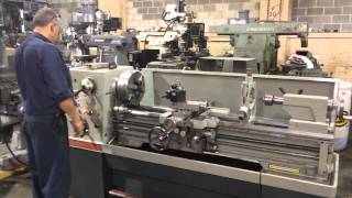 15quot x 50quot CLAUSINGCOLCHESTER ENGINE LATHE [upl. by Henderson]