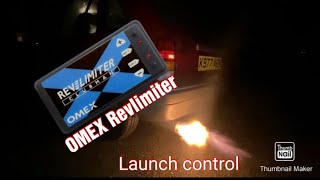 Fitting Omex launch control amp revlimiter to a 12 Vauxhall Nova spits flames [upl. by Abbie]