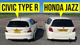 IS MY HONDA JAZZ FASTER THAN A CIVIC TYPE R [upl. by Aihc312]