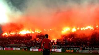 Austria  Rapid 11 231011 299 Wiener Derby Pyro Ost [upl. by Niamert]