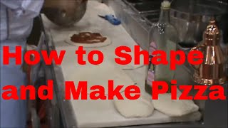 How to Shape Pizza Dough and Make Pizza by Caputo Pizza Artisans at Pizza Expo [upl. by Urina54]