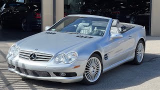 2004 MercedesBenz SL55 AMG Walk Around [upl. by Cohlette916]