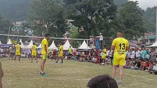 🏐Chamba minjar Mela 2024 volleyball match salooni vs Rajnagar full HD volleyball reels trending 🏐 [upl. by Benildis]