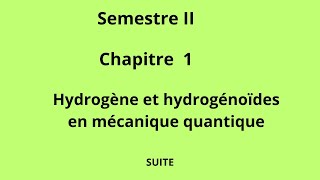 Chapitre I 2sem suite 1amp L1 [upl. by Amian]