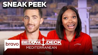 SNEAK PEEK Tensions Run High on the First Full Charter  Below Deck Mediterranean S8 E4  Bravo [upl. by Annaeirb]