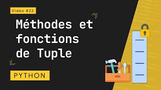 Python 22  Méthodes et fonctions de liste  len sorted index tuple range [upl. by Saudra]