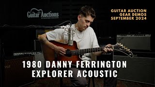 1980 Danny Ferrington Explorer Acoustic Guitar  December 2024 Gear Demo  Guitar Auctions at GH [upl. by Ambrosine]