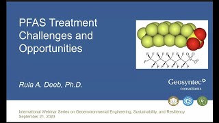 PFAS or Forever Chemicals Treatment Challenges and Opportunities [upl. by Modestine]