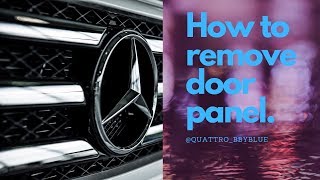 How to remove door panel2017 GLC300 [upl. by Yvi81]