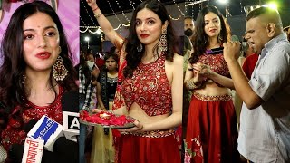 Divya Khosla Kumar Attend Nidarshana Ramesh Gowany Family Garba Night Celebration 😍 [upl. by Steddman]