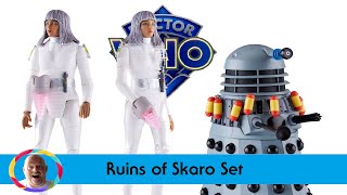 Dr Who Ruins Of Skaro Set Figure Review [upl. by Quiteria]