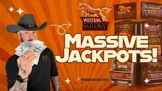 Landing the MAJOR 🎰 Mustang Money 2 JACKPOT ⭐️ Plus MORE Insane run at Shoshone Rose Casino [upl. by Doug]