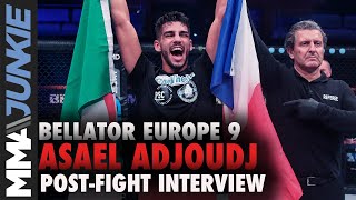 Asael Adjoudj reflects on first pro MMA win at Bellator Europe 9 [upl. by Genovera]