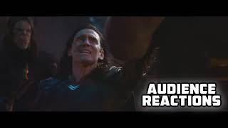 Loki Death Clip Avengers Infinity War Best Audience Reactions [upl. by Namyl]