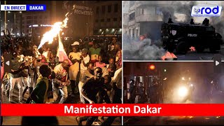 EN DIRECT🔴Urgent  Manifestation Dakar [upl. by Rednasela]