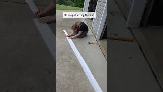 Quicl stepbystep how to replace a garage door seal [upl. by Ynnod]