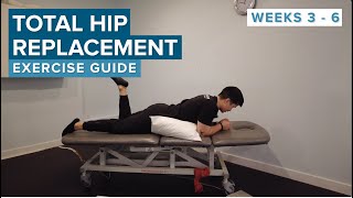 Exercise Guide for Hip Replacement Surgery Weeks 3 to 6 Recovery [upl. by Yves809]