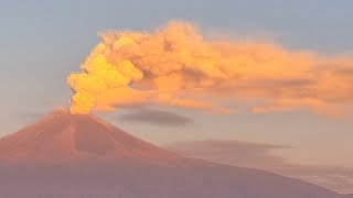 Actividad Volcán Popocatépetl está en vivo [upl. by Lazes]