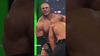 Goldberg Jackhammer to roman reigns 🔥 wwe wwe2k24 ps5 [upl. by Gabi]