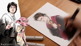 Discover our Harry Potter FanArt Like a Pro Art Kits  Spectrum Noir [upl. by Atteuqal953]