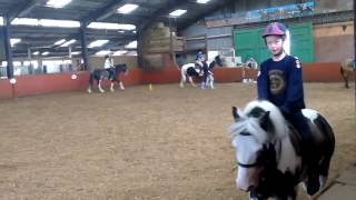 Ella cantering on gee at longacres riding school Liverpool [upl. by Hait]