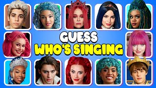 Who is The Better Singer 🎶 Descendants The Rise of Red ❤️ Red Mal Chloe Uliana Evie Carlos [upl. by Gnoh151]