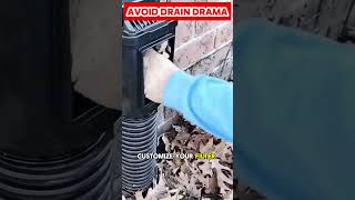 Clogged Downspout Fix  DIY Downspout Upgrade That Works [upl. by Koffman]