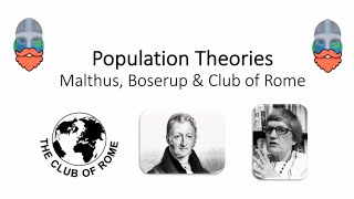 Population Theories  Malthus Boserup amp Club of Rome [upl. by Motch]