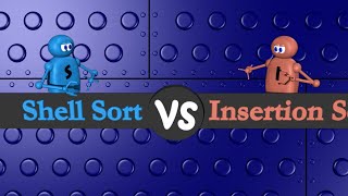 Shell sort vs Insertion sort [upl. by Adnilra]