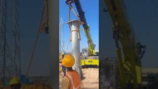 सबस्टेशन उपकरण संरचना स्थापना Substation Equipment Structure Erection [upl. by Val813]