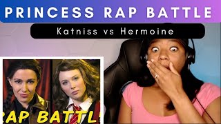 KATNISS vs HERMIONE Princess Rap Battle Molly C Quinn amp Whitney Avalon Reaction [upl. by Mason]