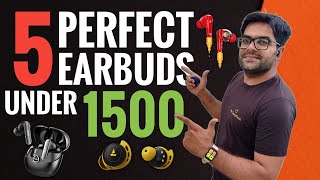 5 Best Earbuds Under 1500 in 2024 Top Picks ⚡⚡ 5 Best TWS Under 1500 ⚡⚡ [upl. by Gauldin846]