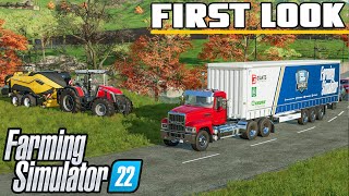 Farming Simulator 22  FIRST LOOK GAMEPLAY [upl. by Clovah]