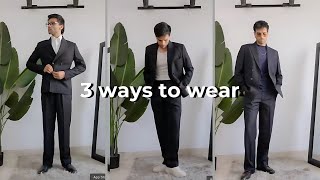 3 Ways To Wear SUIT  Full Video on BeYourBest BeYourBestOfficial [upl. by Sherri]